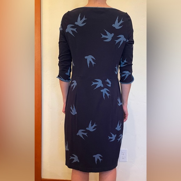 Boden Jessie Swallow dress Blue - Picture 3 of 4